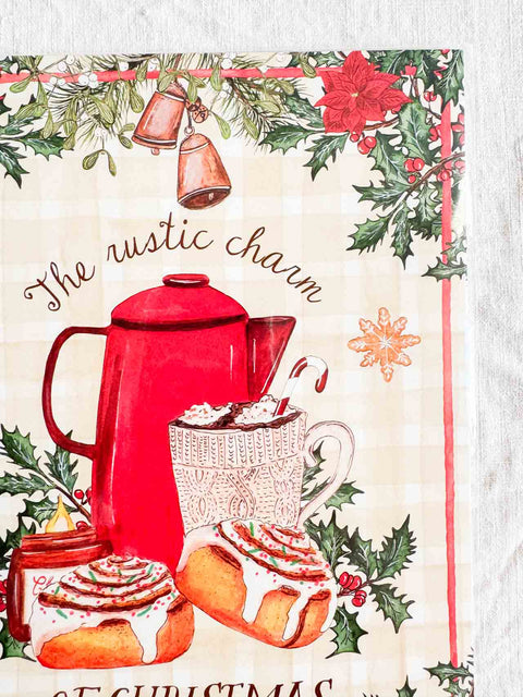 Affiche A4 - Noël Rustique