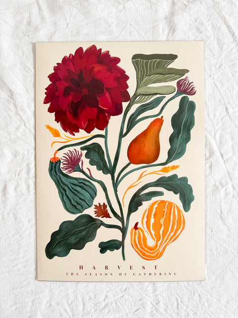 Affiche Harvest Season Floral