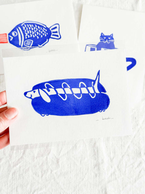 Affiche Linogravure A6