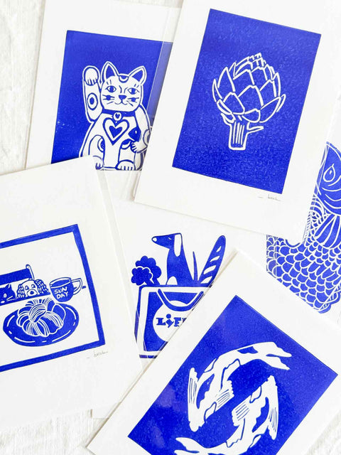 Affiche Linogravure A5