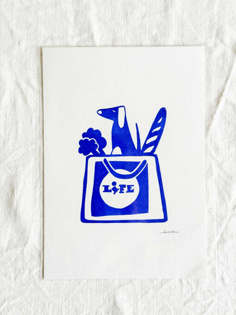 Affiche Linogravure A5