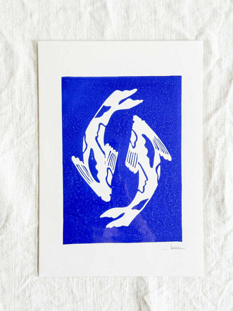 Affiche Linogravure A5