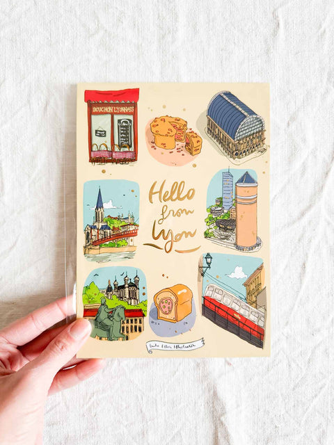 Affiche - Hello from Lyon