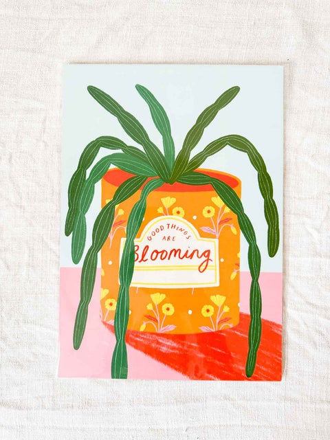 Affiche Good things are blooming