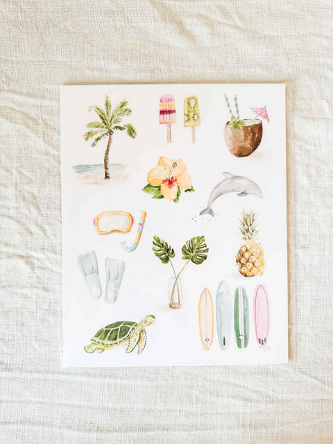Affiche Collection tropicale