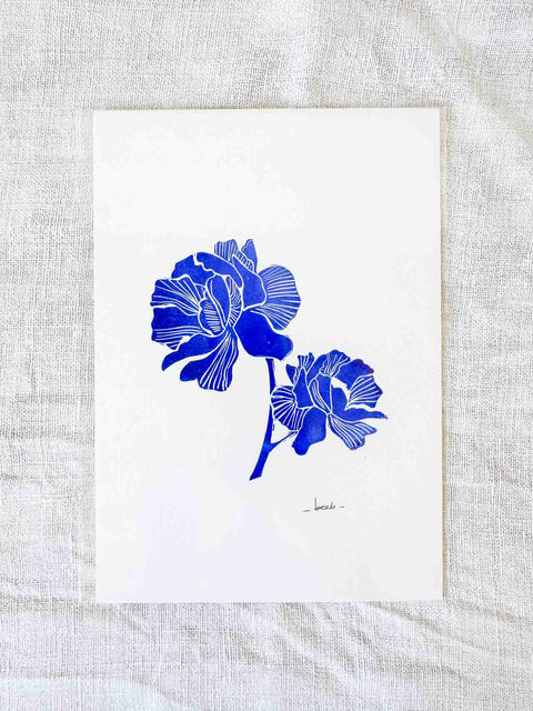 Affiche Linogravure A5