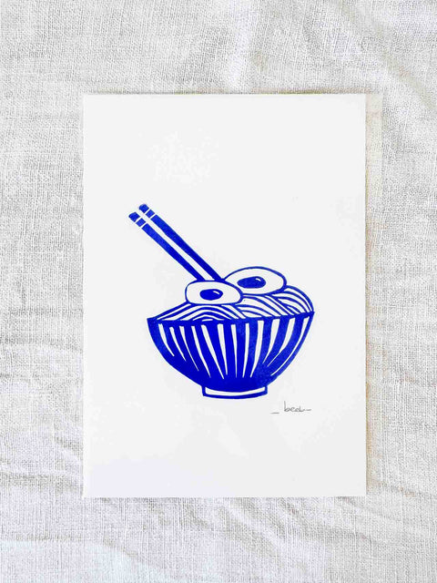 Affiche Linogravure A5
