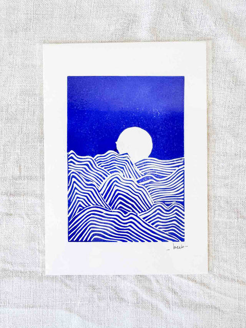 Affiche Linogravure A5