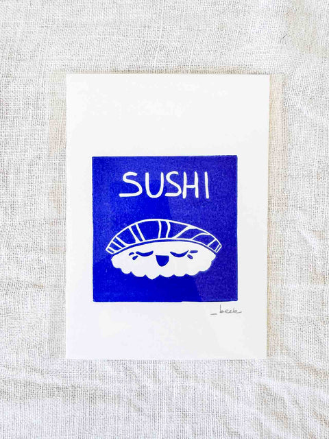 Affiche Linogravure A6