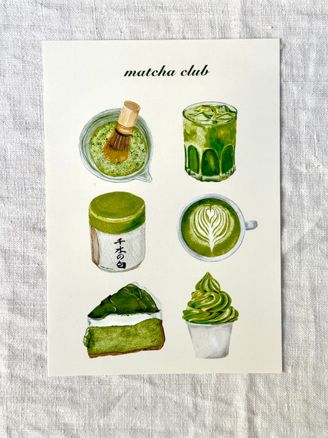 Affiche A5 - Matcha club