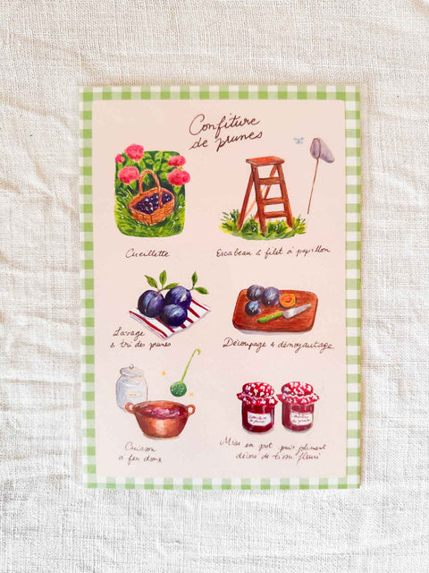 Affiche Confiture de prunes