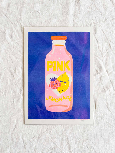 Affiche Riso GM Limonade rose