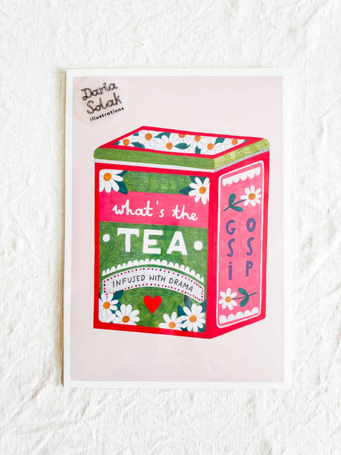 Affiche A4 - What's the tea