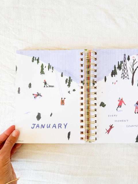 Agenda 17 mois PM Floral