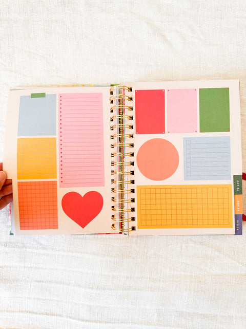 Agenda 17 mois PM Floral