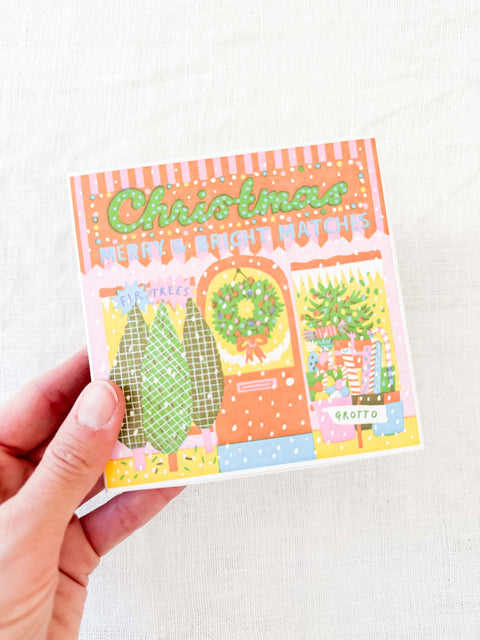 Boîte d'allumettes Noël