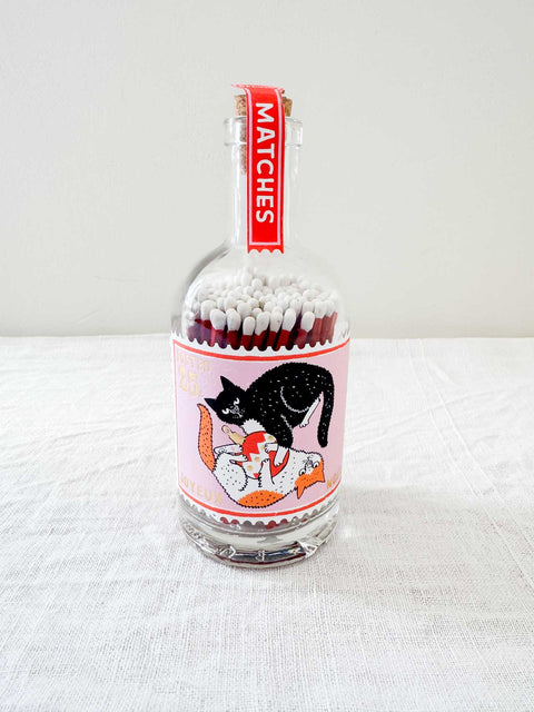 Allumettes en bouteille - Chats