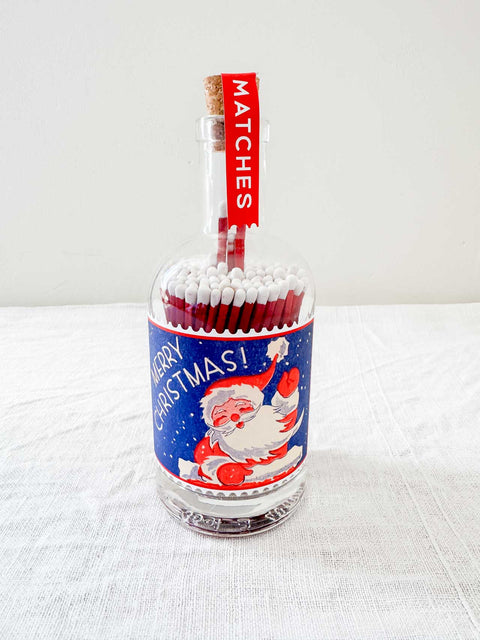 Allumettes en bouteille Père Noël