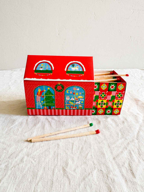 Maison Allumettes - Noël
