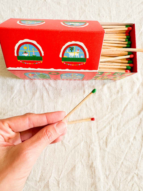 Maison Allumettes - Noël