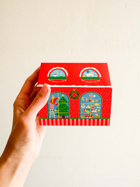 Maison Allumettes - Noël