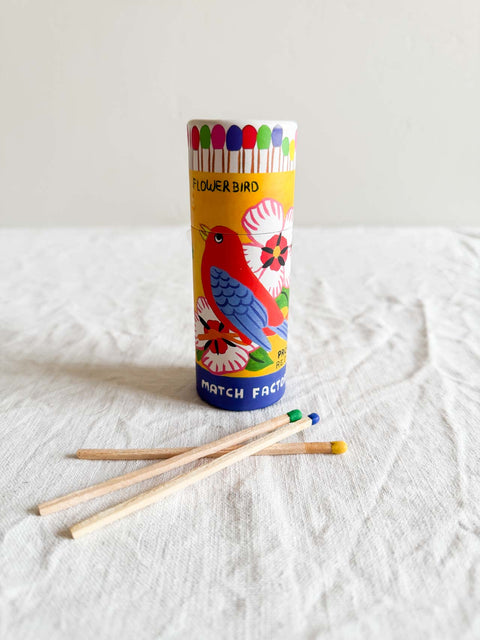 Allumettes Cylindre - Flower bird