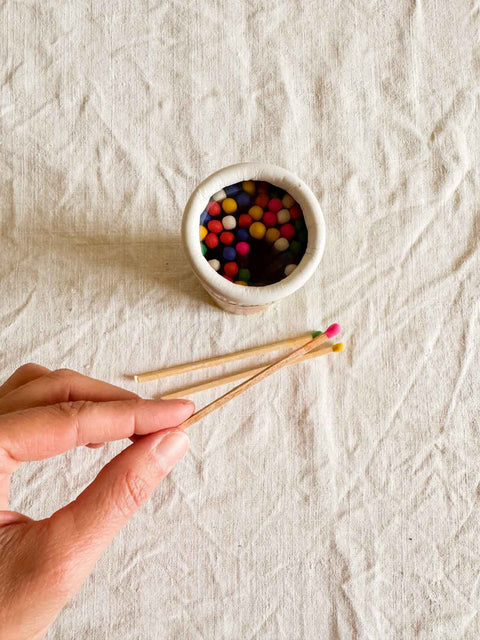 Allumettes Cylindre - Rose