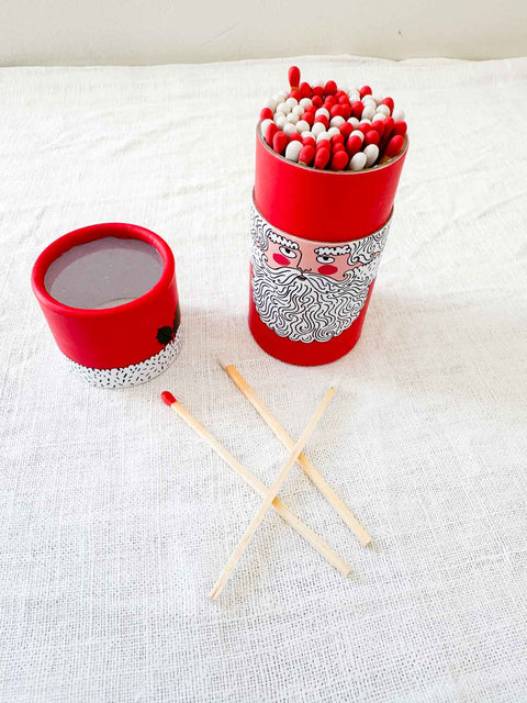 Boîte d'allumettes Cylindre GM Santa