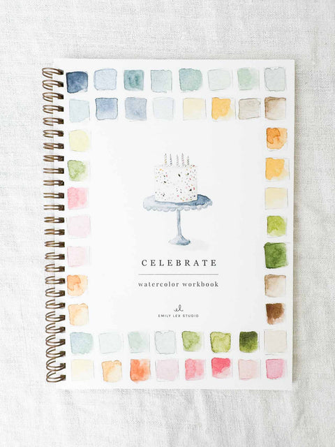 Cahier d'aquarelle Celebrate