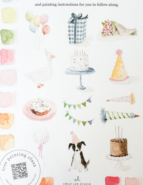Cahier d'aquarelle Celebrate