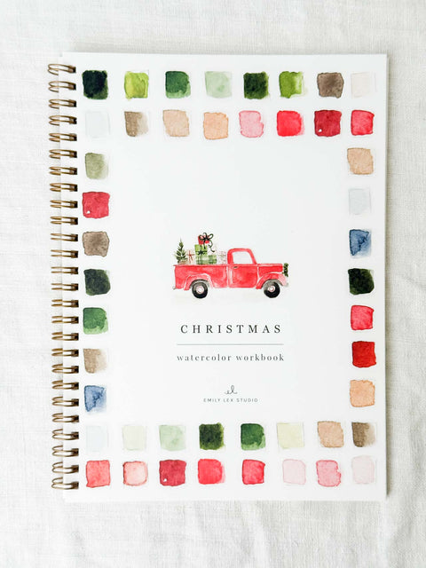 Cahier d'aquarelle Noël Classique