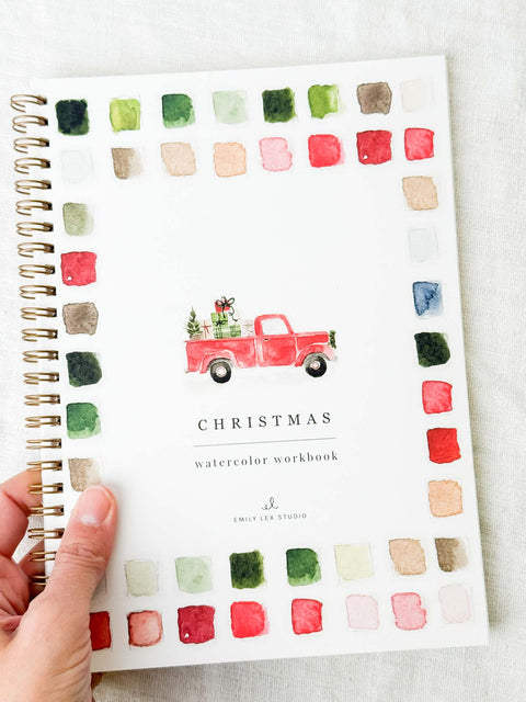 Cahier d'aquarelle Noël Classique