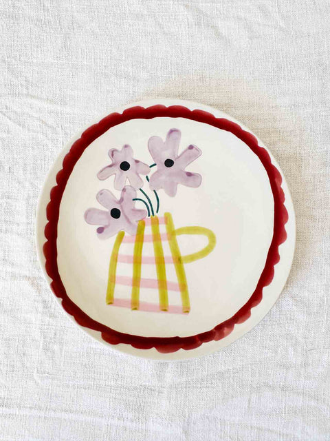 Assiette Flowers in a vase