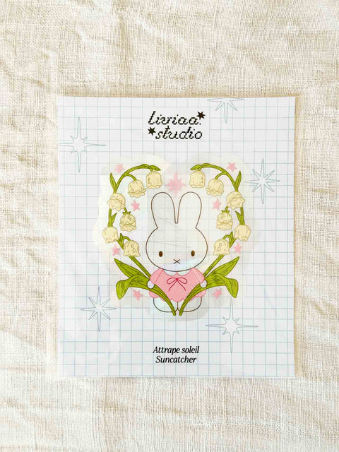 Suncatcher Miffy printemps