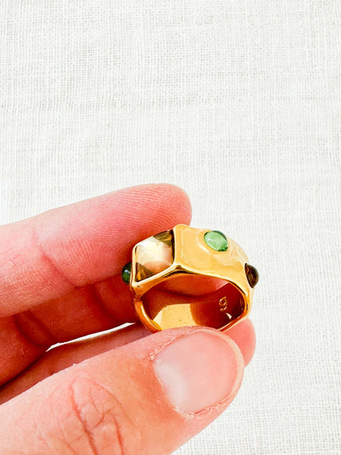 Bague Riley Verte