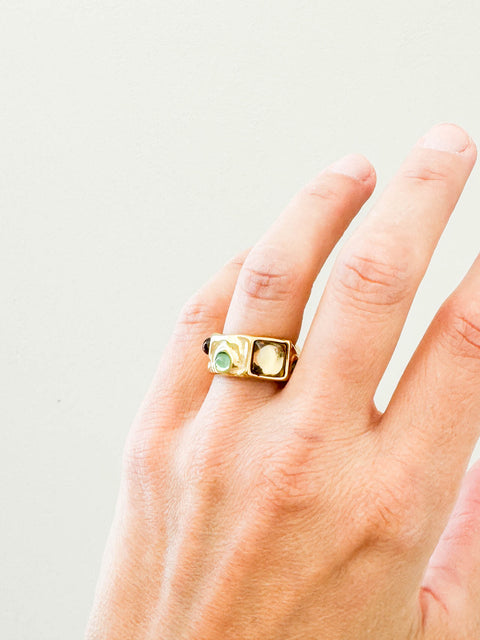 Bague Riley Verte