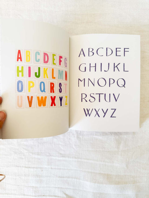 Stickers book Le bazar des lettres