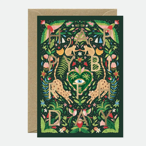 Carte - Green Jungle BDAY