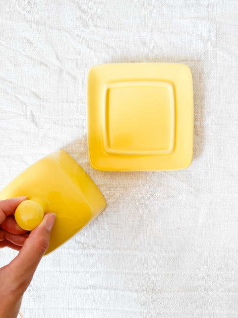Mini beurrier jaune