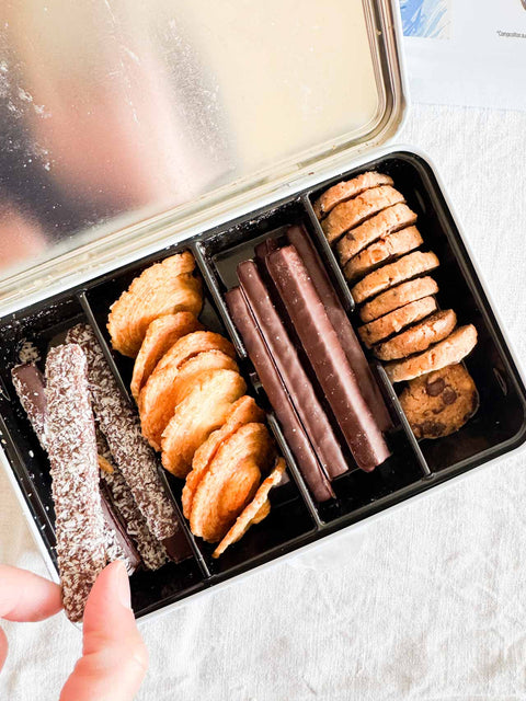 Boîte métal biscuits - Vache