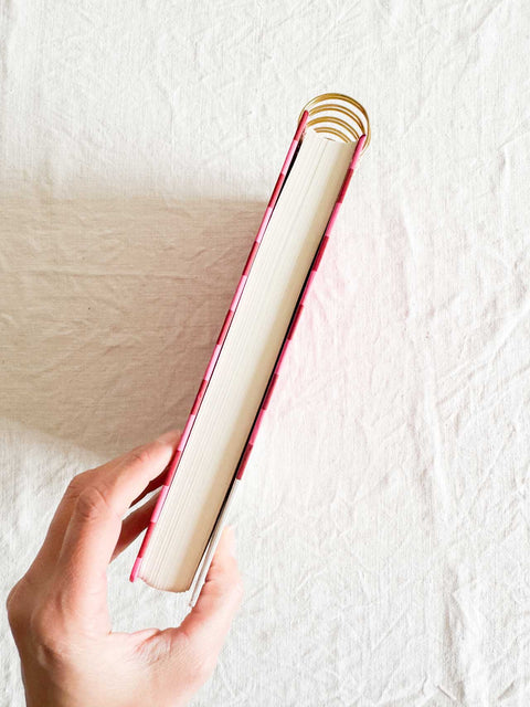 Bloc notes à spirale - Burgundy Pink GM