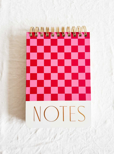 Bloc notes à spirale - Burgundy Pink GM