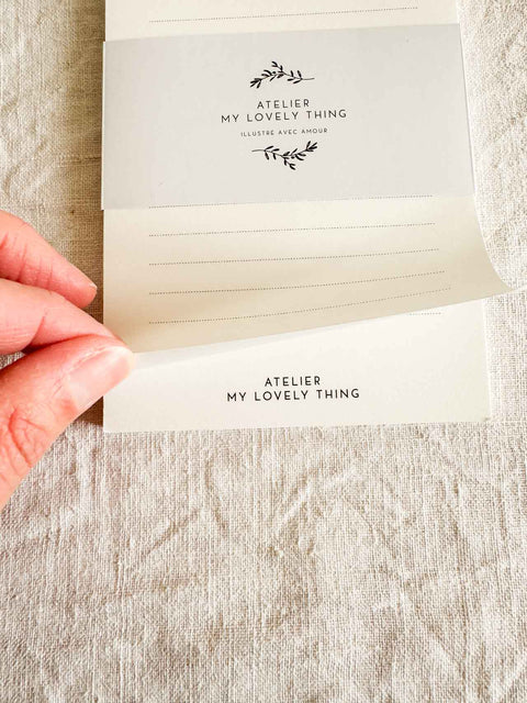 Bloc notes - Jet de cœur