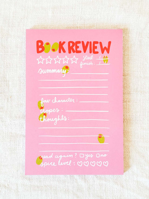 Bloc notes critiques livres