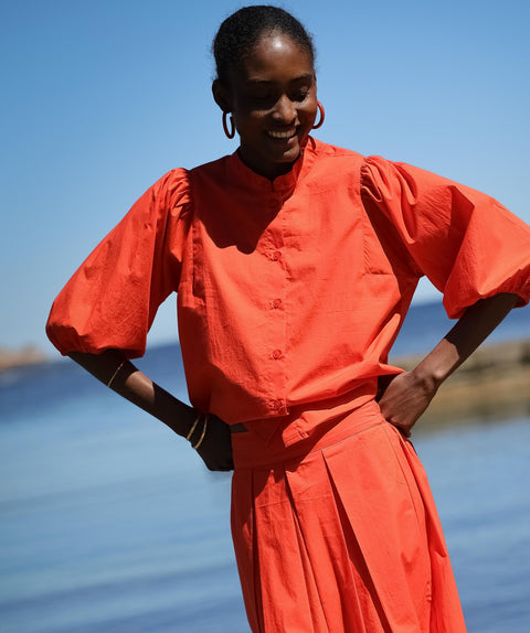 Chemise Bergame Tangerine
