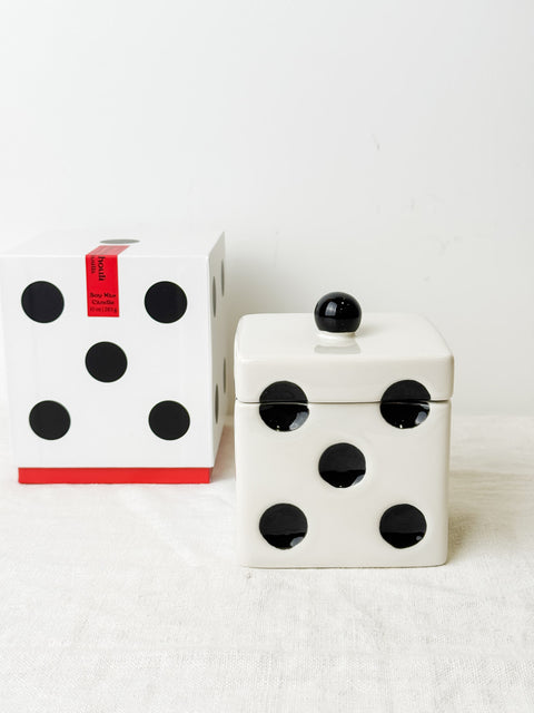 Bougie Lucky dice Red