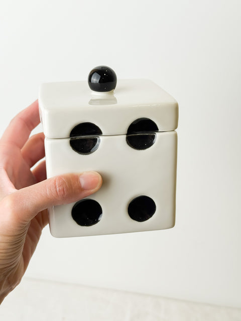 Bougie Lucky dice Red