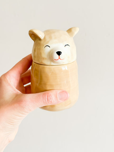 Boîte Puk - Ours Marron