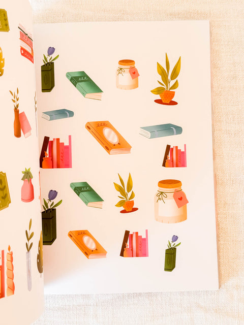 Book lover 700 stickers