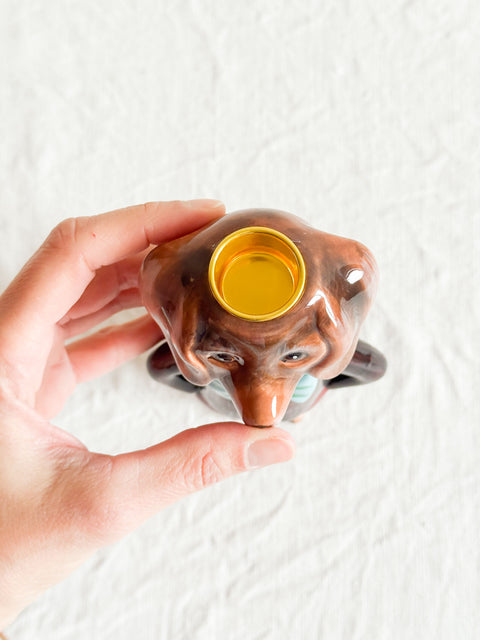 Bougeoir Teckel Nathalie lété